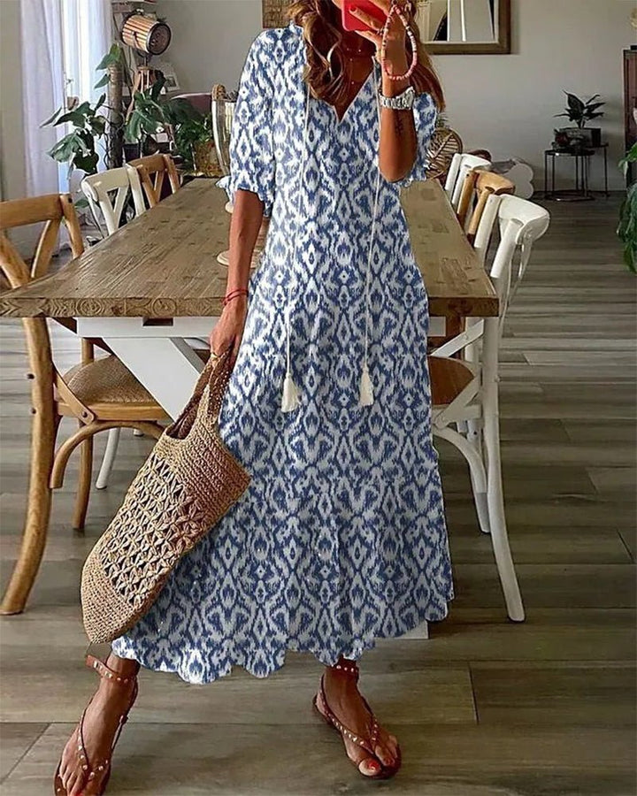 LUNA | Effortless Boho-Style Midi Dress