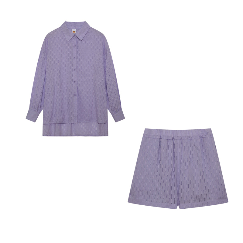 Elizabeth - Shirt and Lightweight Shorts Co‑ord