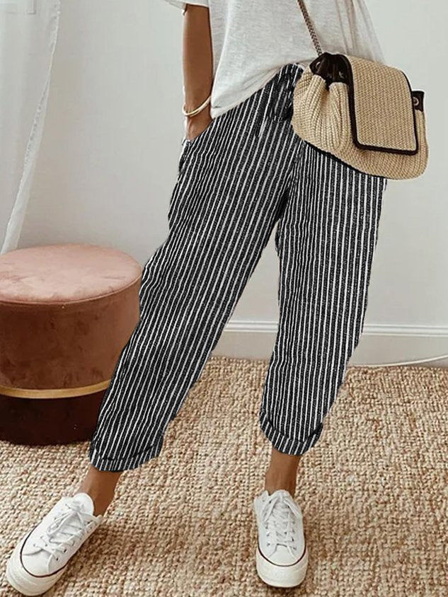 Elegant Flowing Comfort Trousers