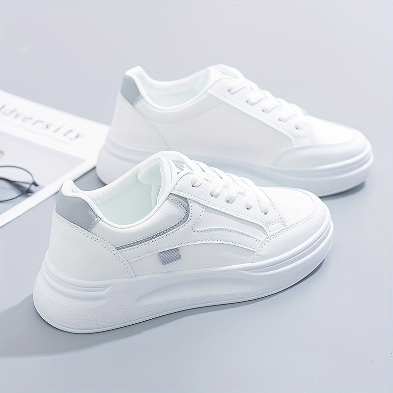Chic white trainers — lightweight comfort