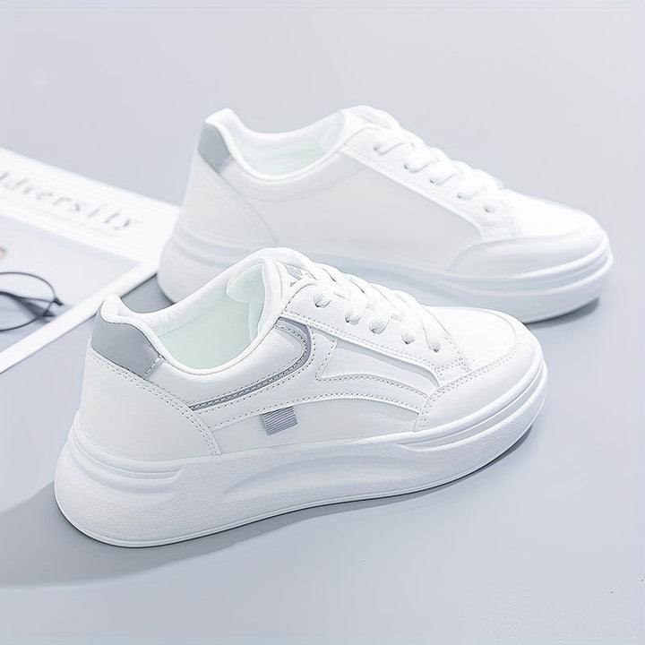 Chic white trainers — lightweight comfort