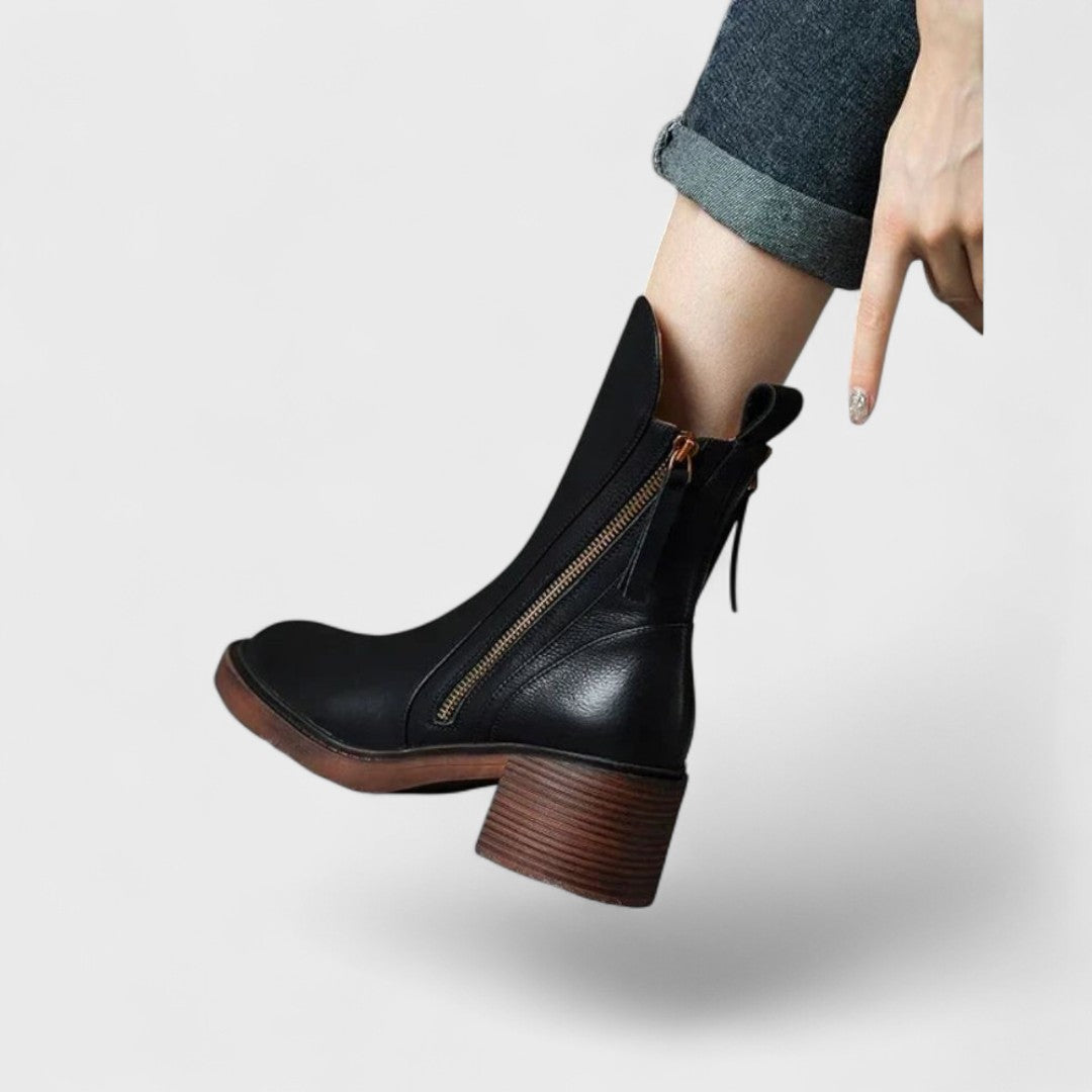 Garciel - Leather ankle boots