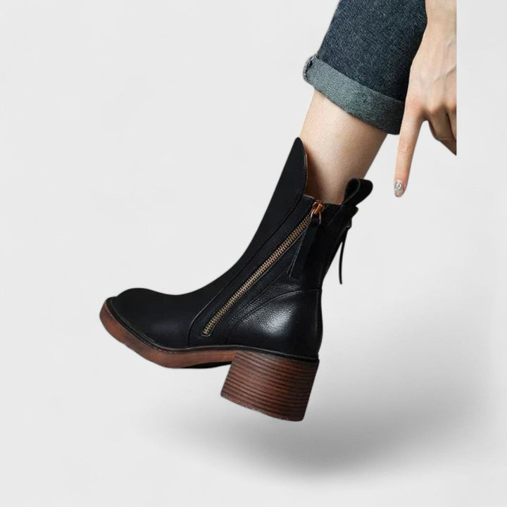 Garciel - Leather ankle boots