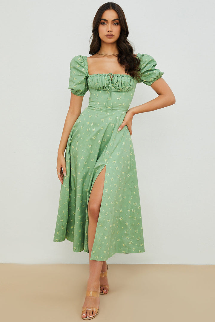 Aviana - Bloom Puff-Sleeve Dress