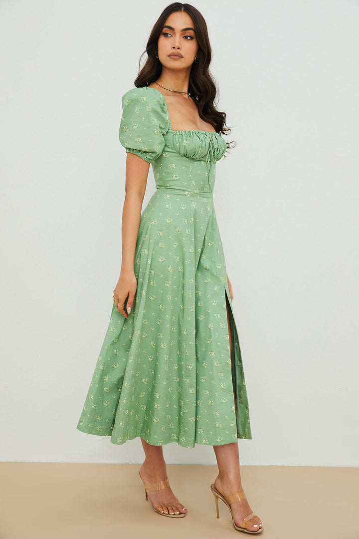 Aviana - Bloom Puff-Sleeve Dress