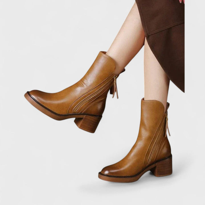 Garciel - Leather ankle boots