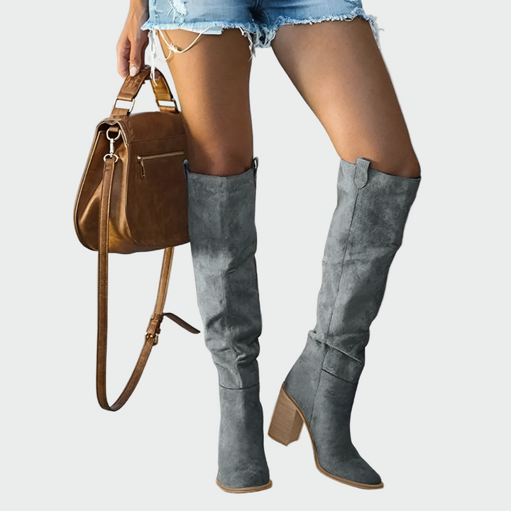 Orthopaedic Leather Knee-High Boots