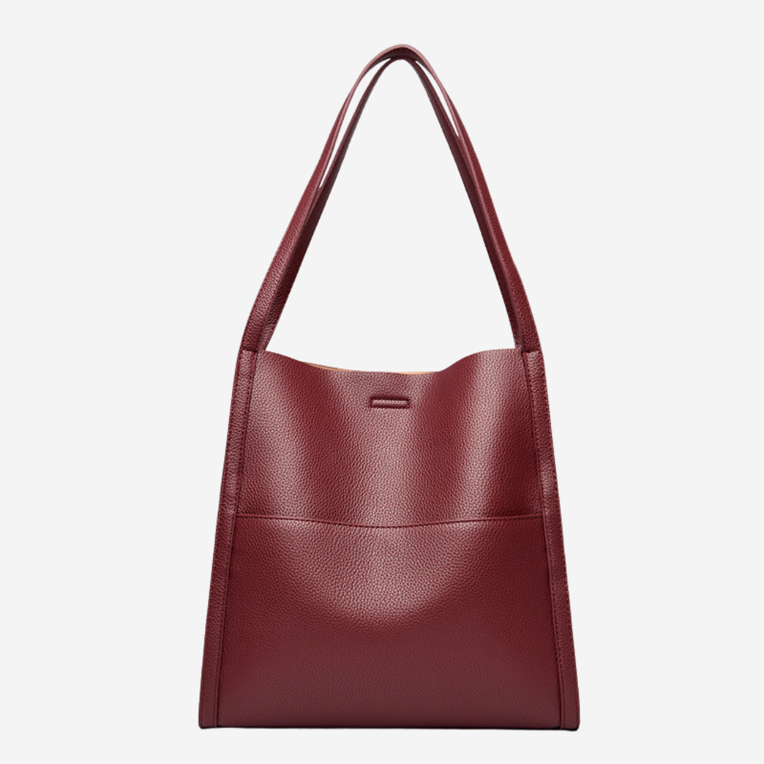 Elena™ | Elegant leather shoulder bag