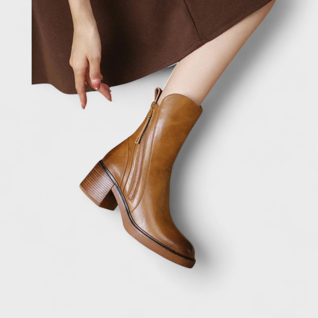 Garciel - Leather ankle boots