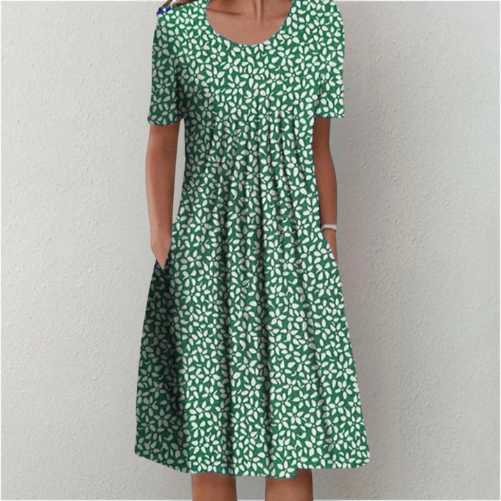 Hailey | Elegant, relaxed floral dress with pockets