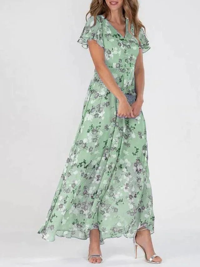 ZURI | Elegant, flowing dress with a slimming effect