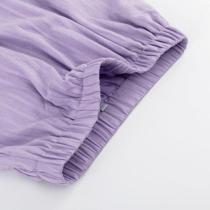 Viola - Button-Through Shirt and Airy Shorts Co-ord