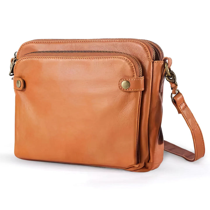 Kimberly™ | Classic leather handbag