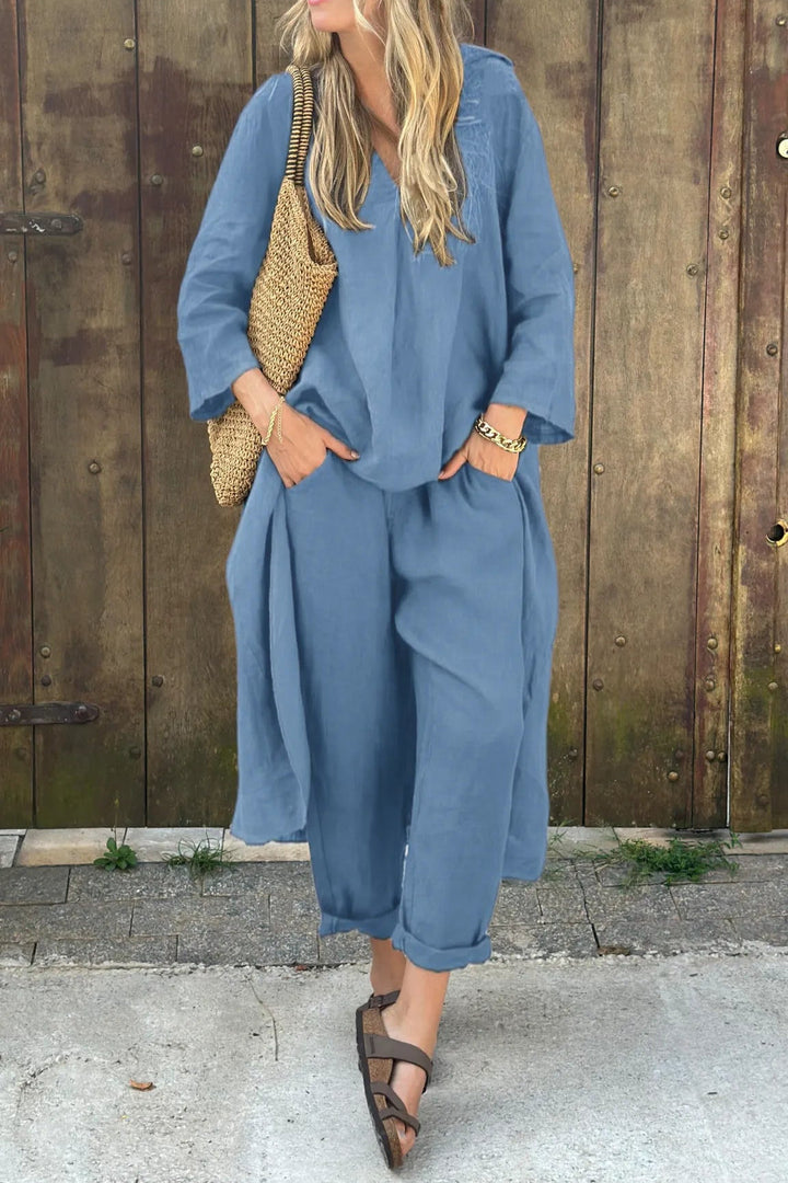 Vaelora - Draped Elegance Co-ord