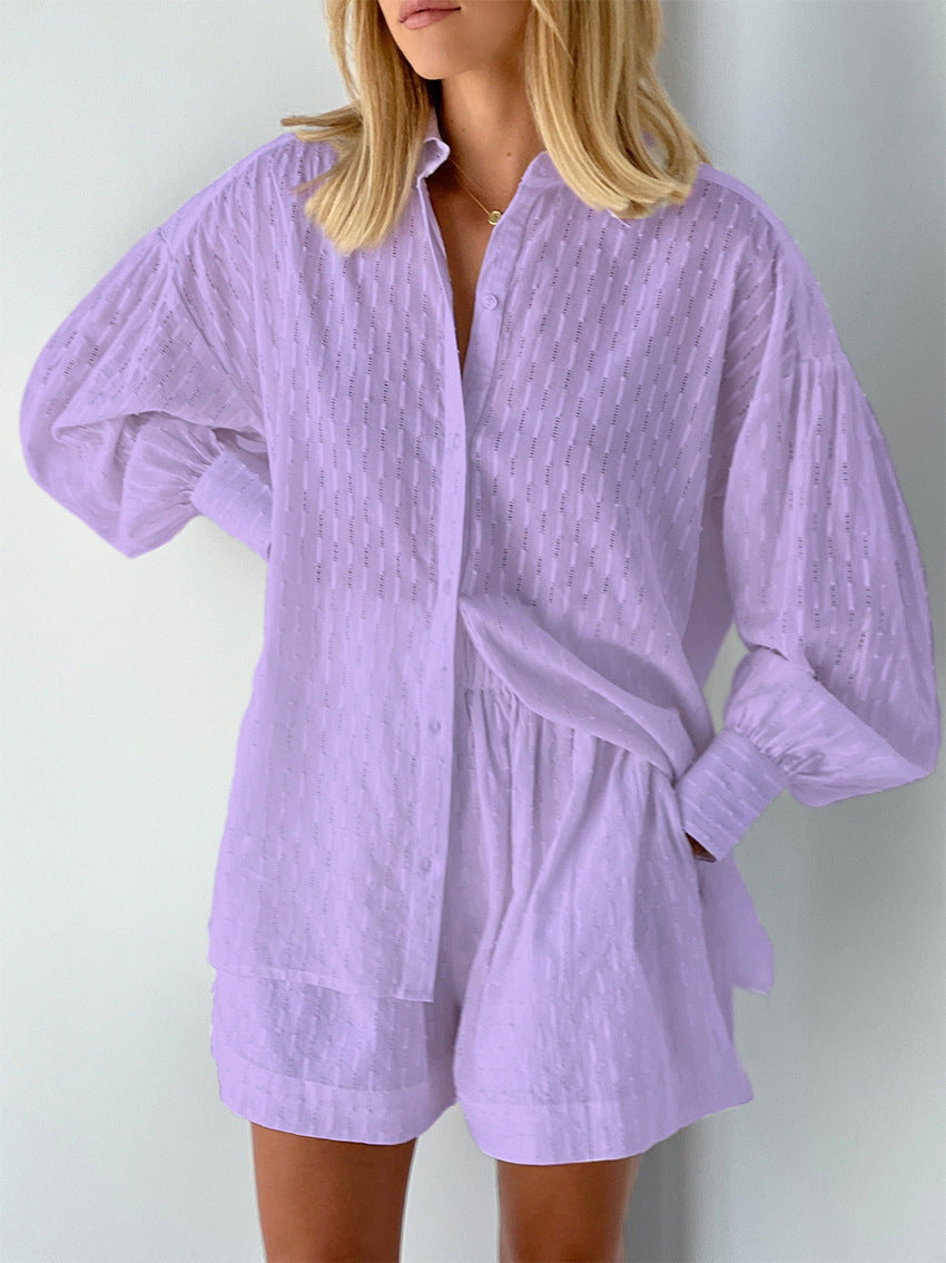 Elizabeth - Shirt and Lightweight Shorts Co‑ord