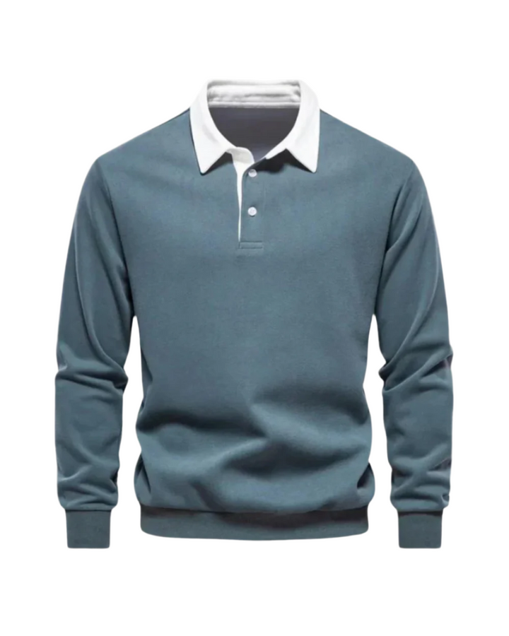 Curtis – Casual Polo Knit Sweater