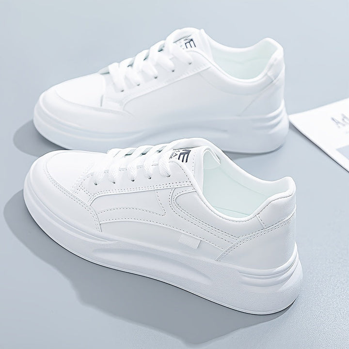 Chic white trainers — lightweight comfort