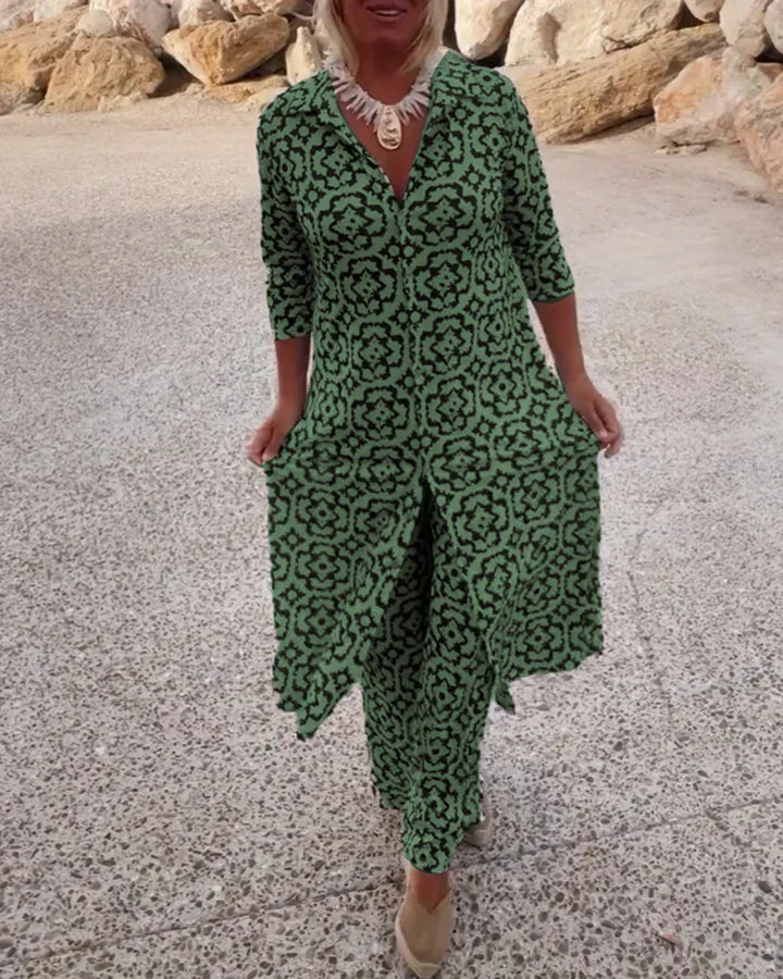 Maeve - Geometric Elegance Co-ord