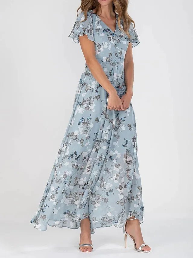 ZURI | Elegant, flowing dress with a slimming effect