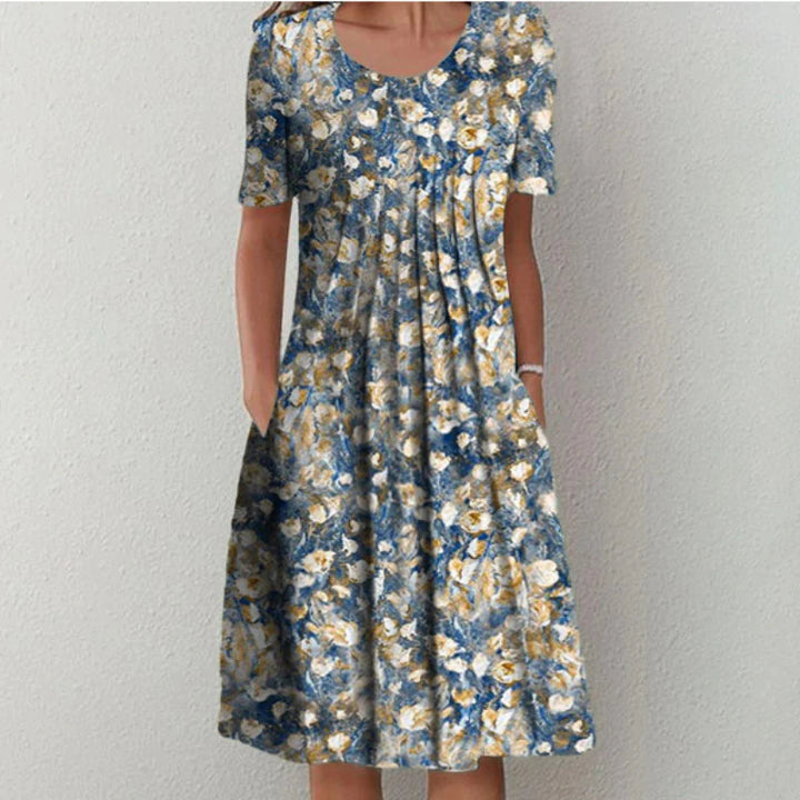 Hailey | Elegant, relaxed floral dress with pockets