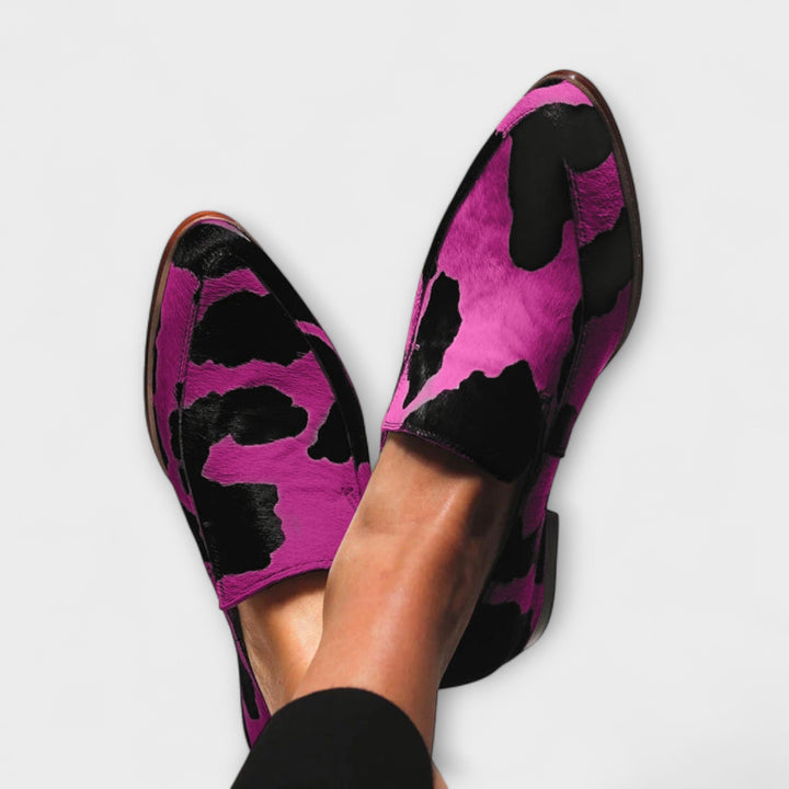 Paloma™ | Cow‑Print Loafers