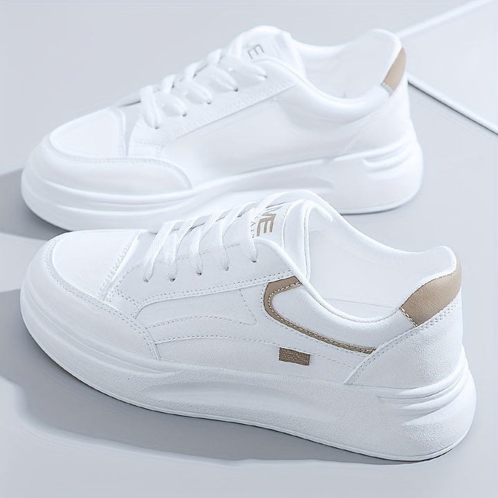 Chic white trainers — lightweight comfort