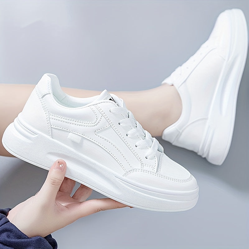 Chic white trainers — lightweight comfort