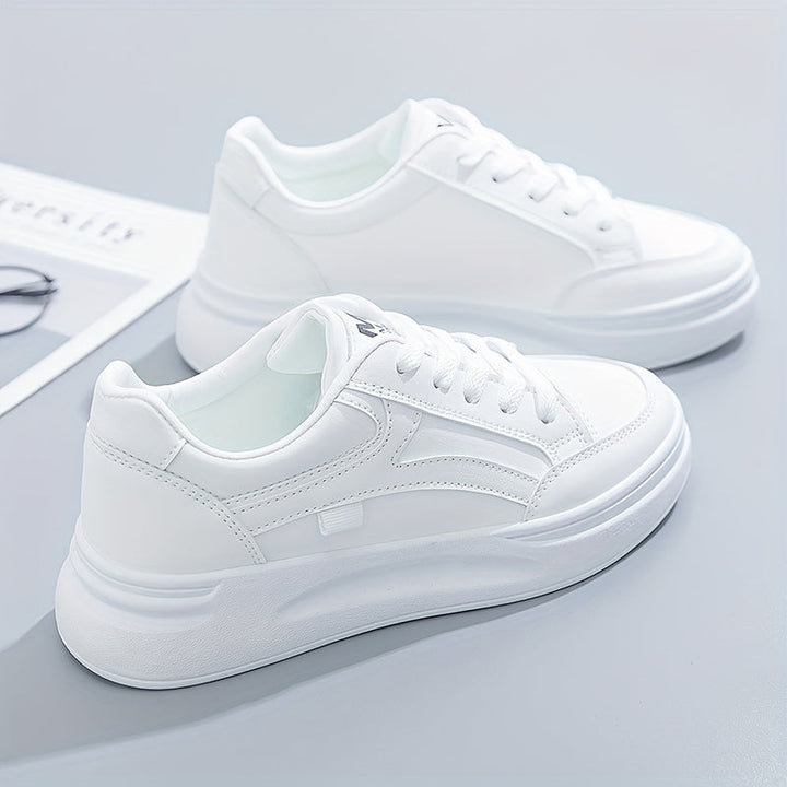 Chic white trainers — lightweight comfort