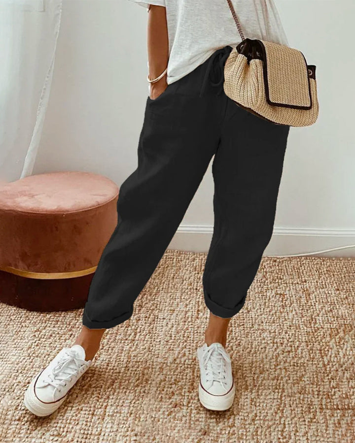 Elegant Flowing Comfort Trousers