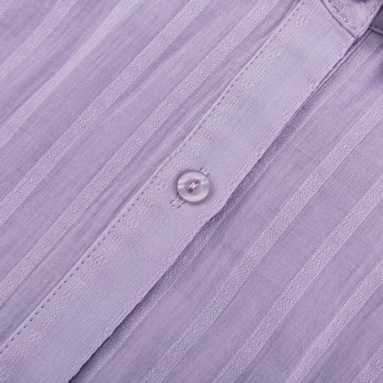 Viola - Button-Through Shirt and Airy Shorts Co-ord