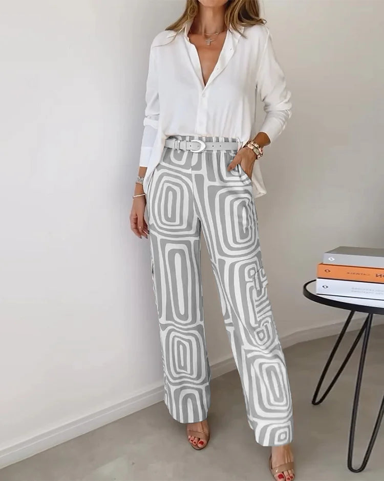 Lysa - Comfortable and Elegant Co-ord (Complimentary Belt)