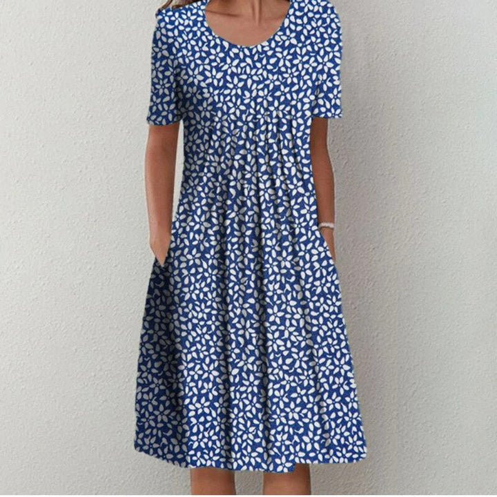 Hailey | Elegant, relaxed floral dress with pockets
