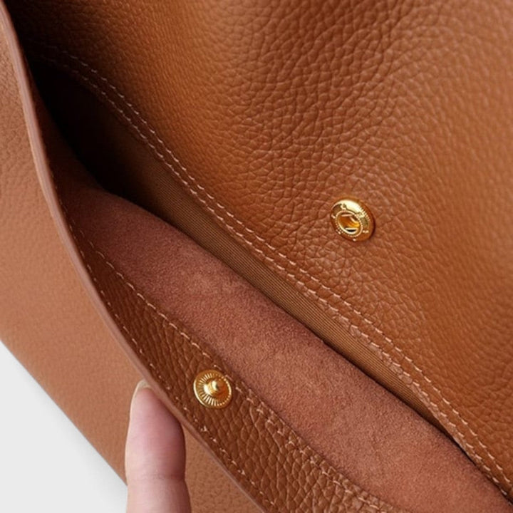 Elena™ | Elegant leather shoulder bag