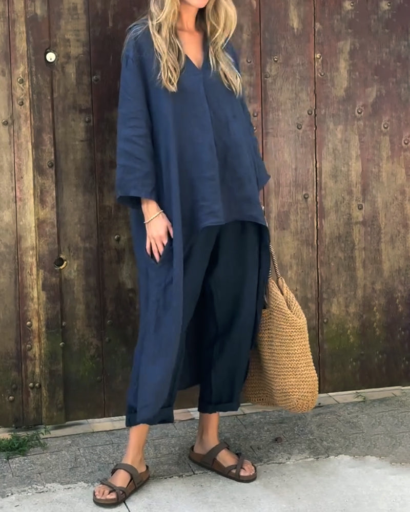 Vaelora - Draped Elegance Co-ord