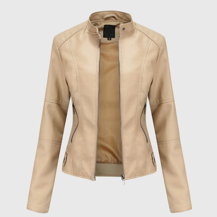 Giorgina™ - Elegant Women's Leather Jacket