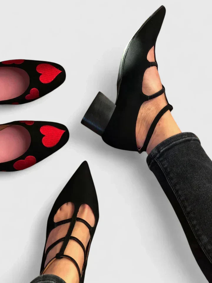Aurea - Comfortable wide block heels