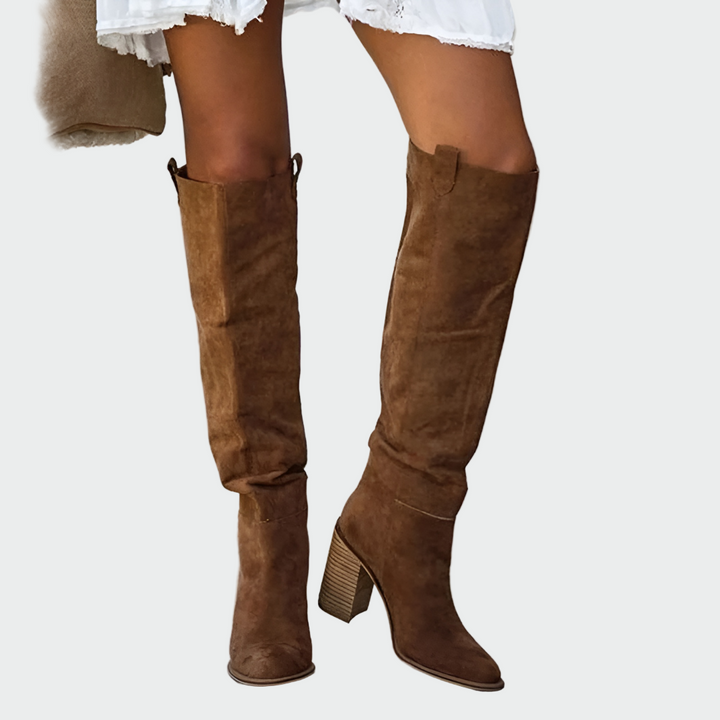 Orthopaedic Leather Knee-High Boots