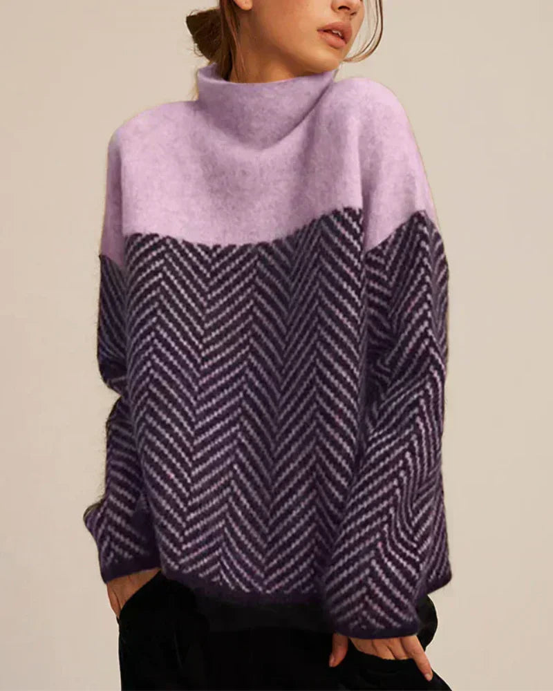 Norah | Cotton High-Neck Jumper