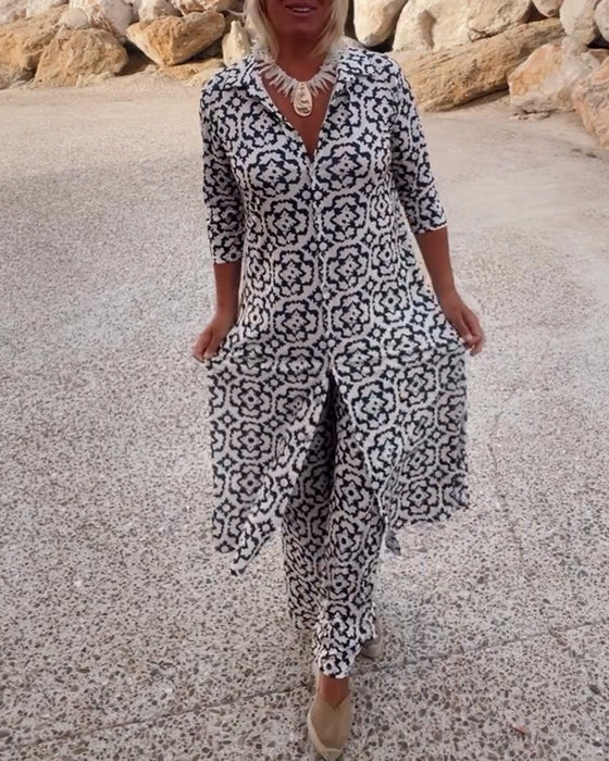 Maeve - Geometric Elegance Co-ord