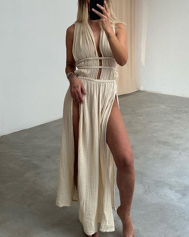 Zolla - Textured Dress with Slit