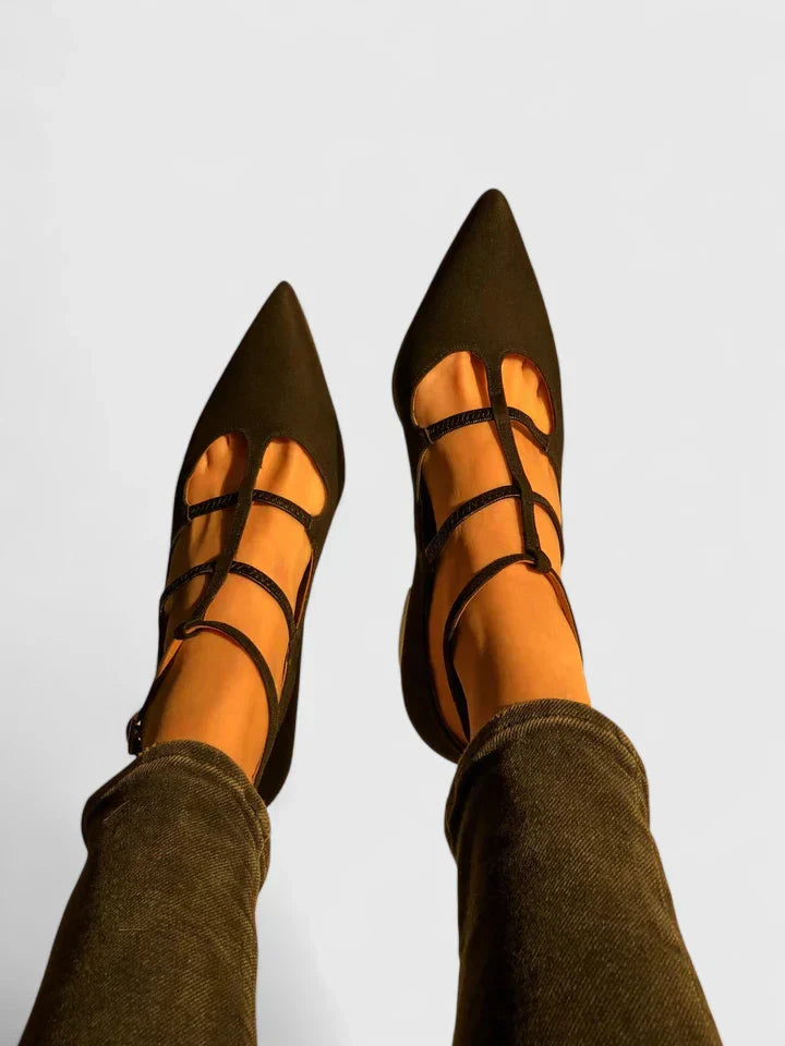 Aurea - Comfortable wide block heels