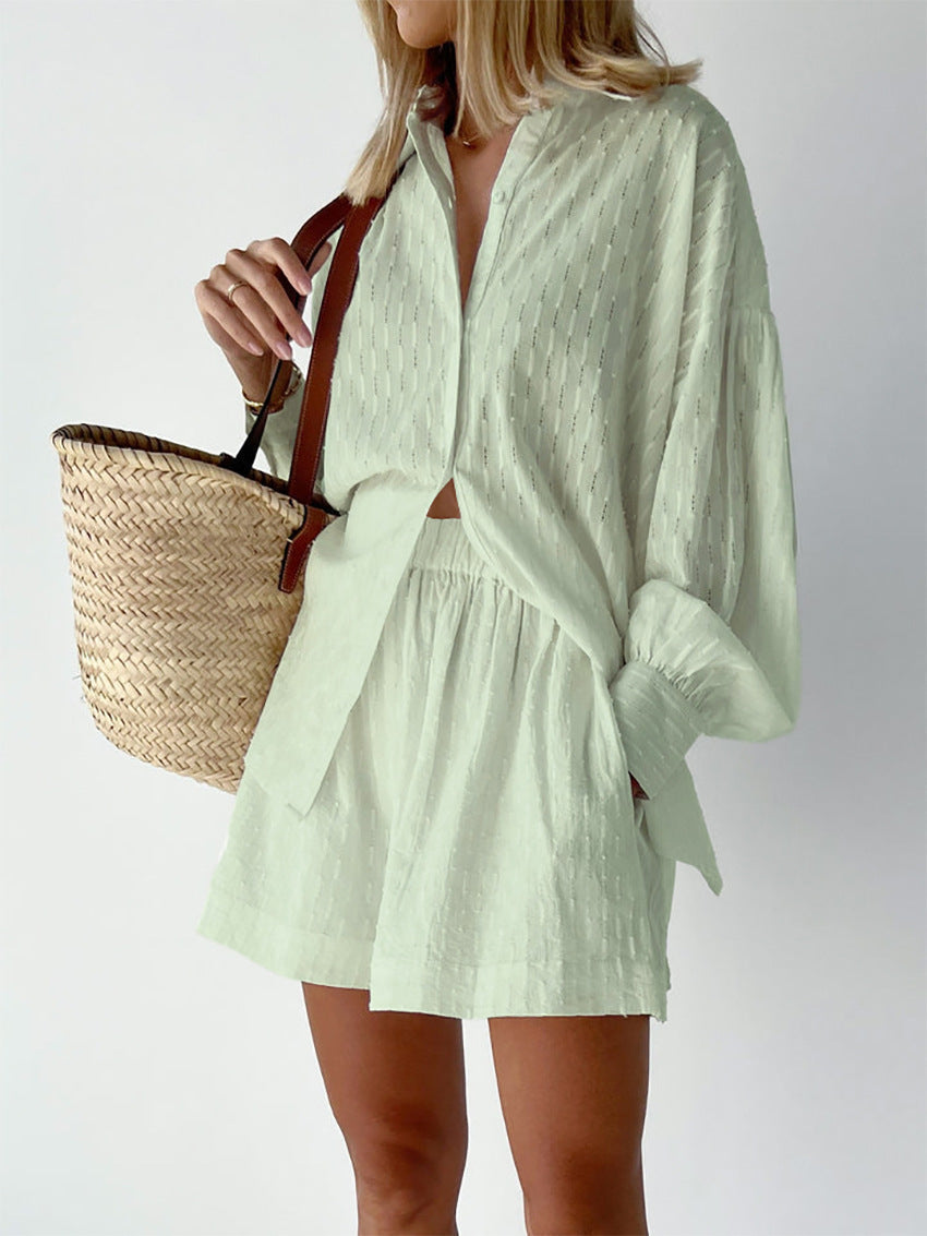 Elizabeth - Shirt and Lightweight Shorts Co‑ord