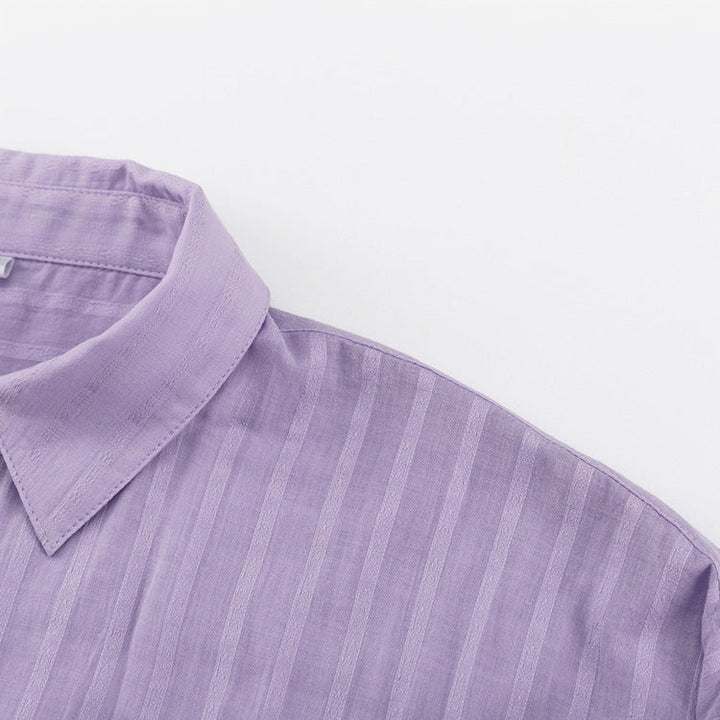 Viola - Button-Through Shirt and Airy Shorts Co-ord