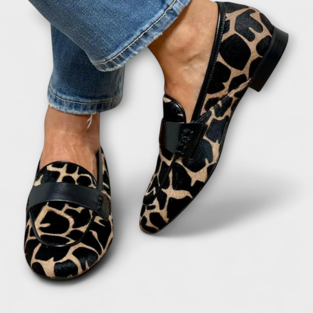 Léonie™ | Leopard Loafer