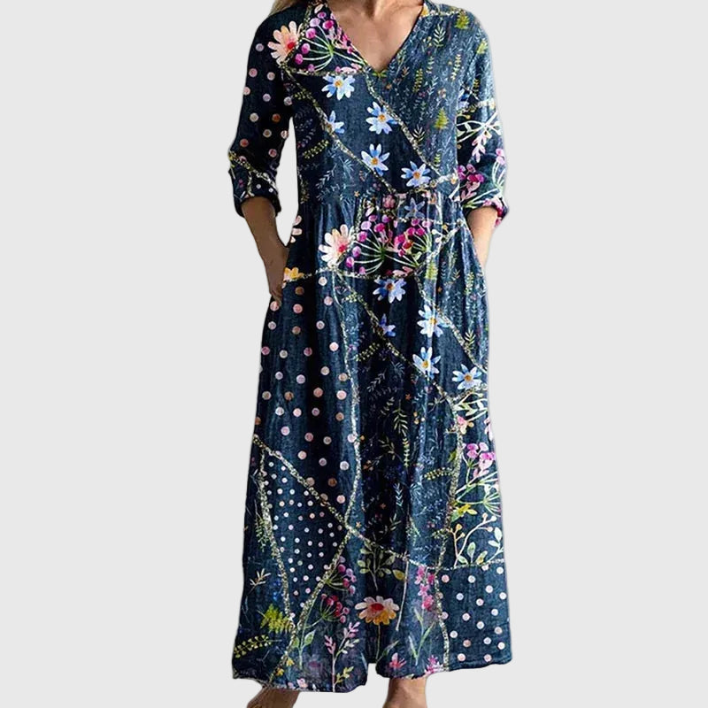 Saule | Graceful Poise Maxi Dress