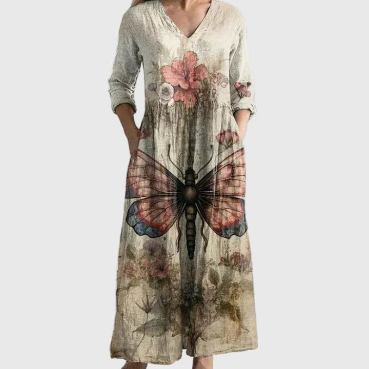 Saule | Graceful Poise Maxi Dress