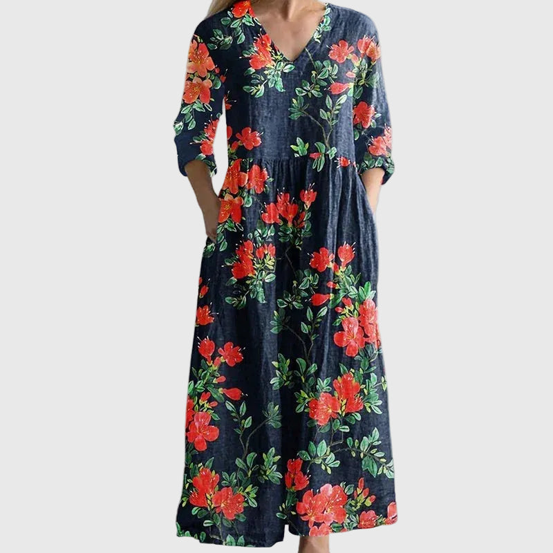 Saule | Graceful Poise Maxi Dress