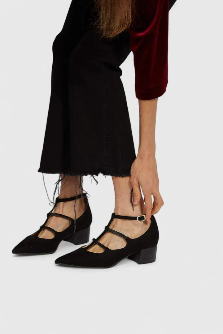 Aurea - Comfortable wide block heels