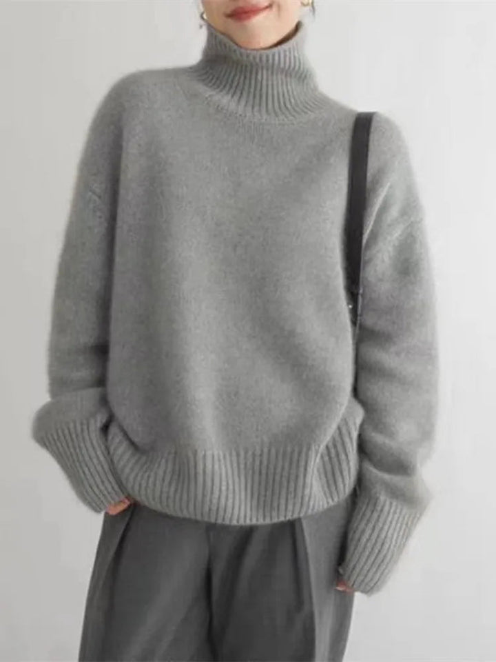 Amaya | Luxurious Cashmere Roll-neck Jumper