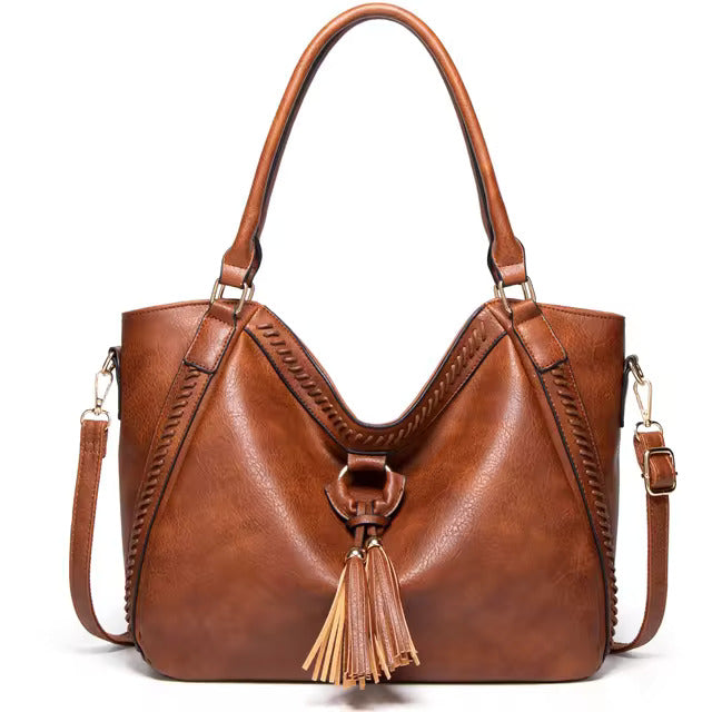 Andrea™ | Timeless Leather Handbag